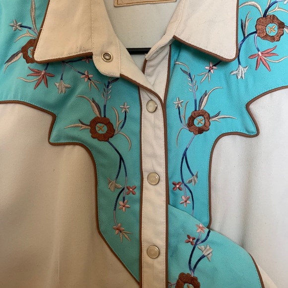 Scully Vintage Western Pearl Snap shirt - Picture 2 of 4